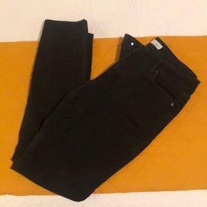 Loft Curvy Skinny Black Jeans